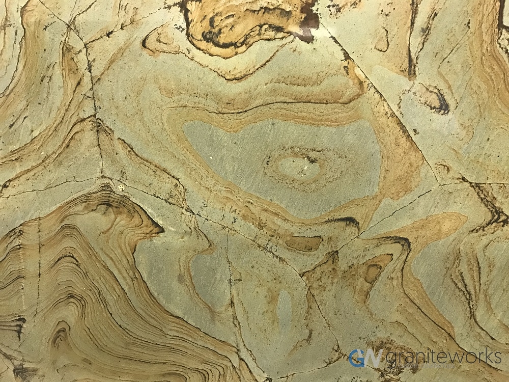 Wasabi Quartzite Countetops at Colonial Marble and Granite